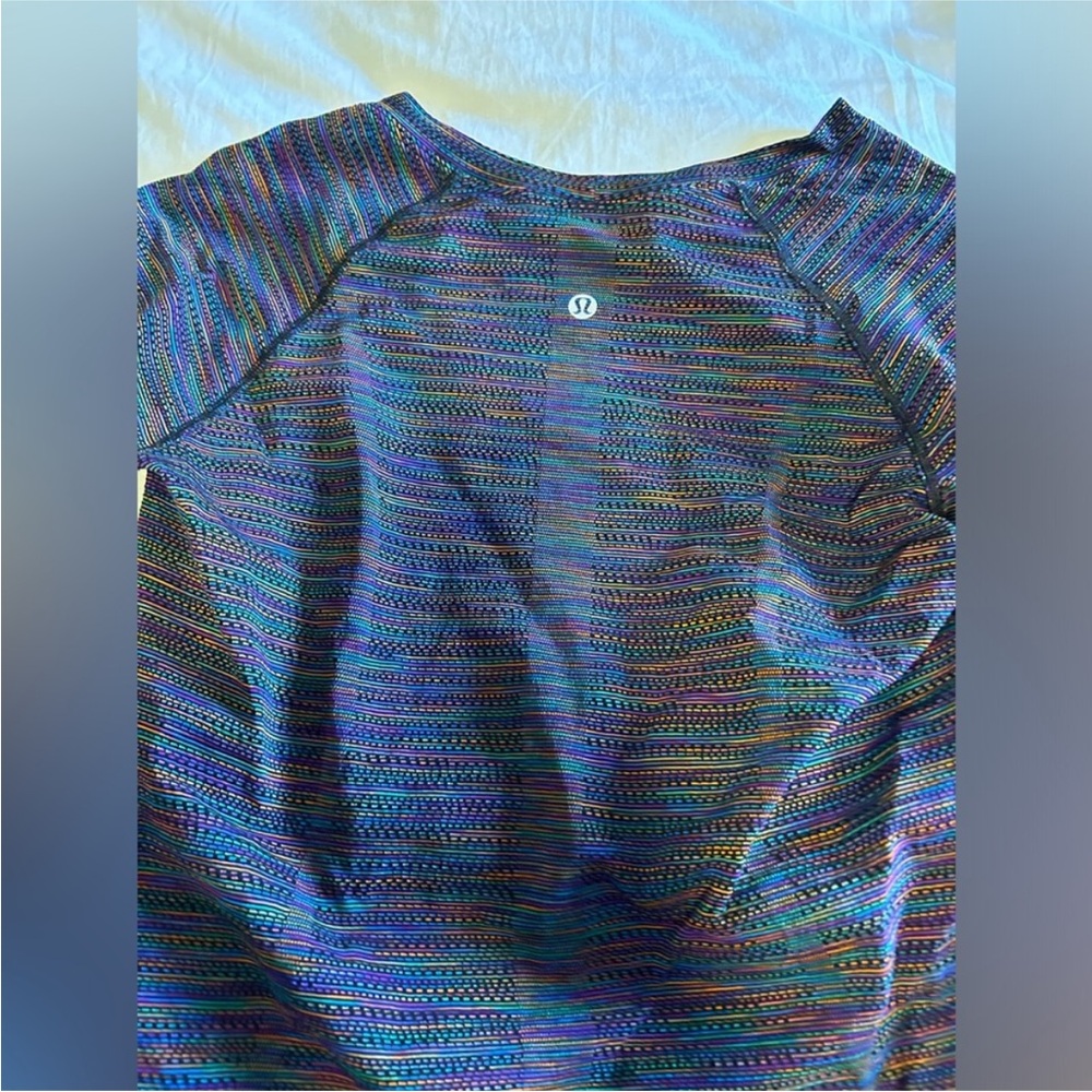 Lululemon Rainbow Swiftly Long Sleeve Running Top